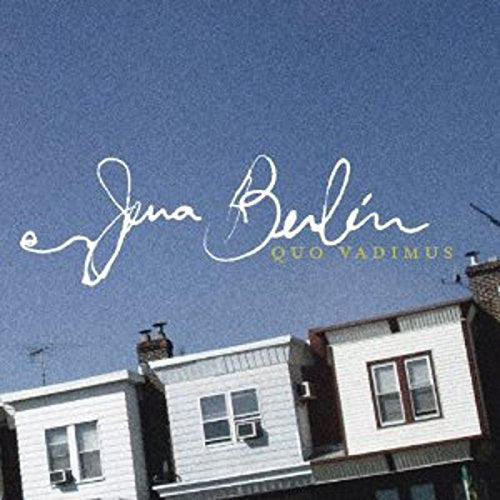 Vinyl album cover: "Jena Berlin - Quo Vadimus" with a cityscape.