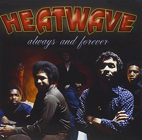 Heatwave album cover featuring a group of men in 1970s attire.