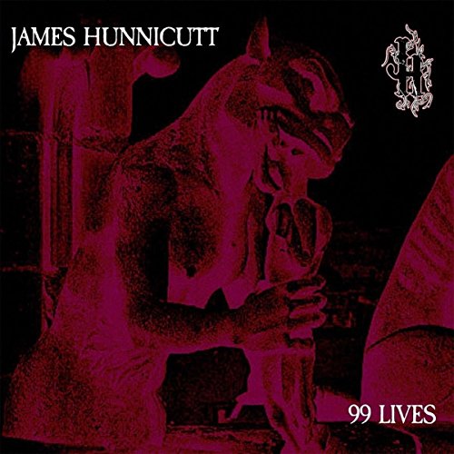 Album cover featuring a dark, magenta-toned image of a cat-like creature against black.