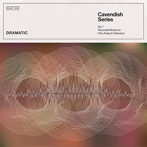 Vinyl record cover: abstract soundwave design with text “Cavendish Series No. 1”.