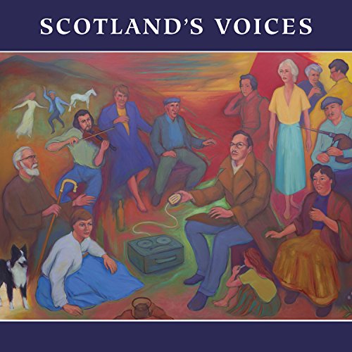 CD cover: colorful painting of a group of people in a landscape.