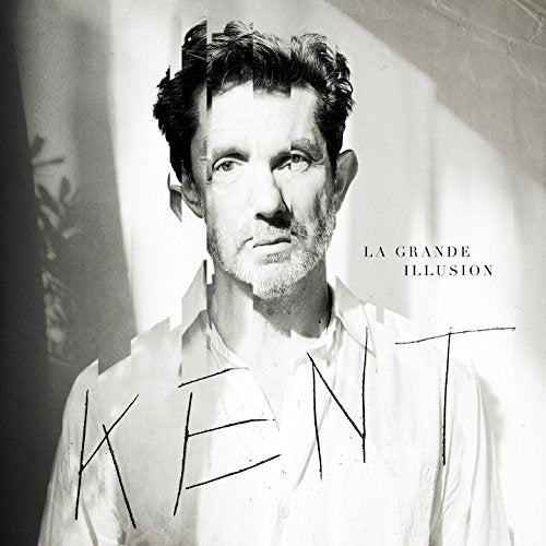 Black and white CD cover featuring a portrait of a man.