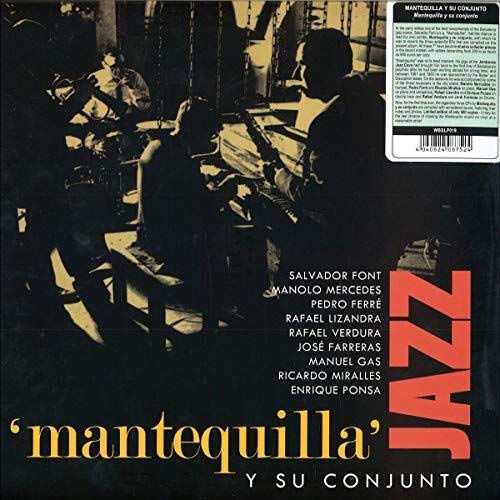 Vintage jazz vinyl record cover featuring a band playing, with text details.