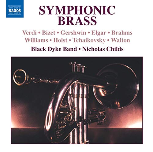CD cover for Black Dyke Band’s “Symphonic Brass” featuring a euphonium.