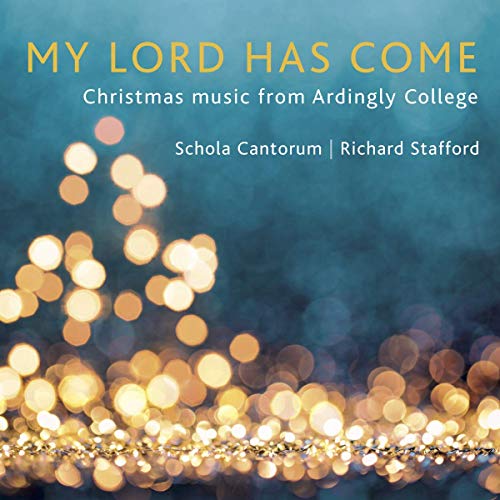 CD cover for "My Lord Has Come" Christmas music, blurred lights.
