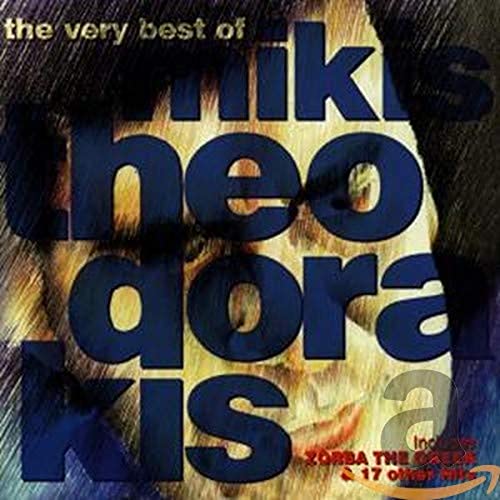 CD cover for Mikis Theodorakis' instrumental album, featuring a portrait.