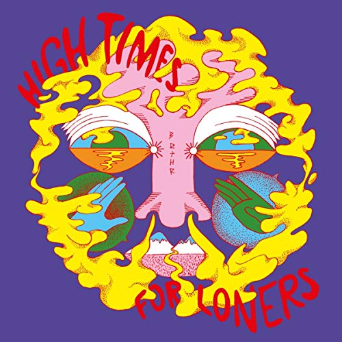 Psychedelic album cover with a face formed from hands, eyes, and flames.