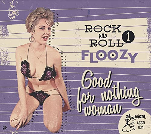 CD cover: vintage-style illustration of a woman in lingerie.