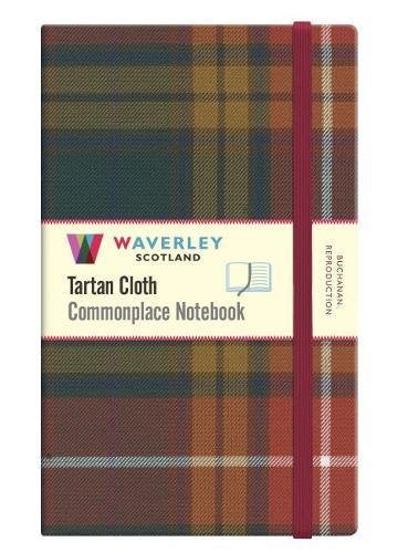 Waverley (L): Buchanan Reproduction Tartan Cloth Large Notebook (Waverley Genuine Scottish Tartan Notebook)
