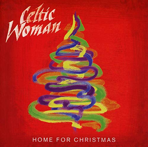 Celtic Woman "Home For Christmas" CD cover with painted Christmas tree.