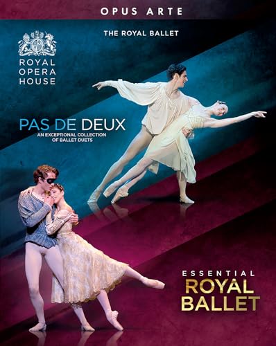 Blu-ray cover featuring two ballet dancers in performance, with additional inset image.
