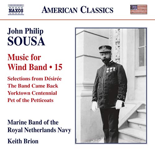 CD cover featuring John Philip Sousa and a vintage portrait.