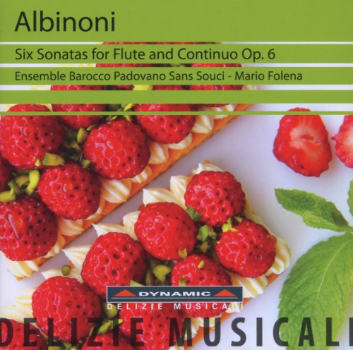 CD cover featuring strawberry tarts with pistachios and mint leaves.