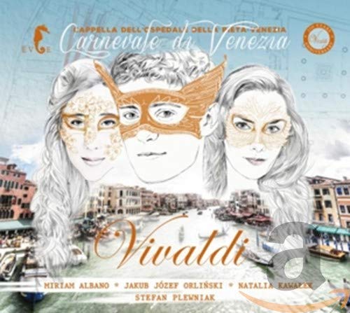 CD cover: three masked faces over a Venetian canal scene.
