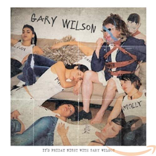CD cover for Gary Wilson’s “Friday Night With Gary Wilson” featuring people lounging.