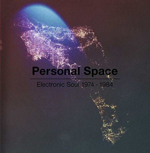 CD cover for “Personal Space: 1974-84” with city lights and text.