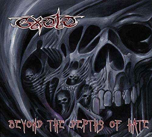 CD cover for Exoto’s “Beyond The Depths Of Hate” featuring skull imagery.