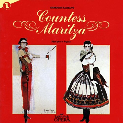 CD cover for Imre Kálmán’s “Countess Maritza” with illustrated figures.