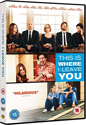 DVD cover for "This Is Where I Leave You" featuring a cast portrait.