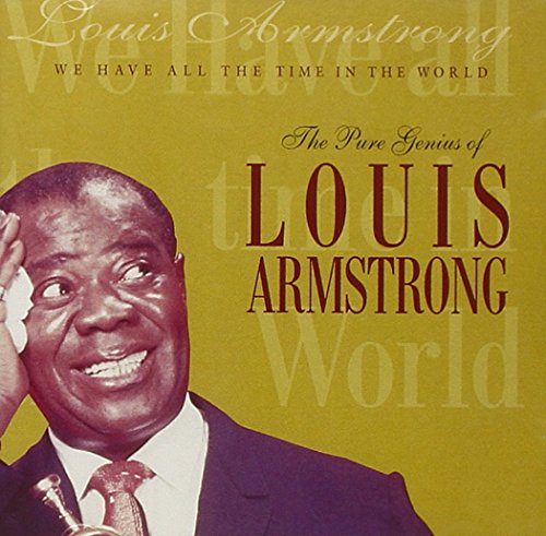 Louis Armstrong CD cover featuring a smiling portrait of the musician.