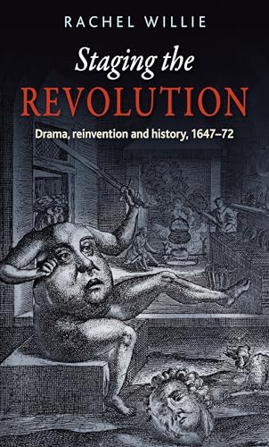 Book cover: "Staging the Revolution" with historical illustration of figures.