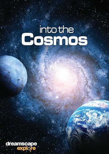 DVD cover featuring planets, a galaxy, and the title “Into the Cosmos.”