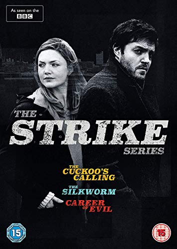 DVD cover for "Strike: The Series" featuring two actors and text.
