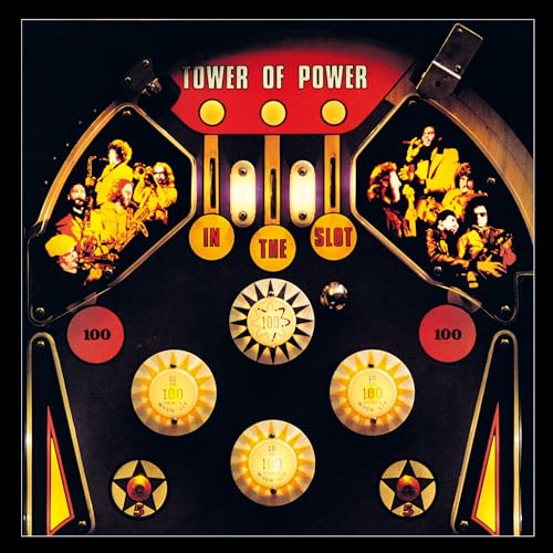 Tower of Power album cover designed as a pinball machine.