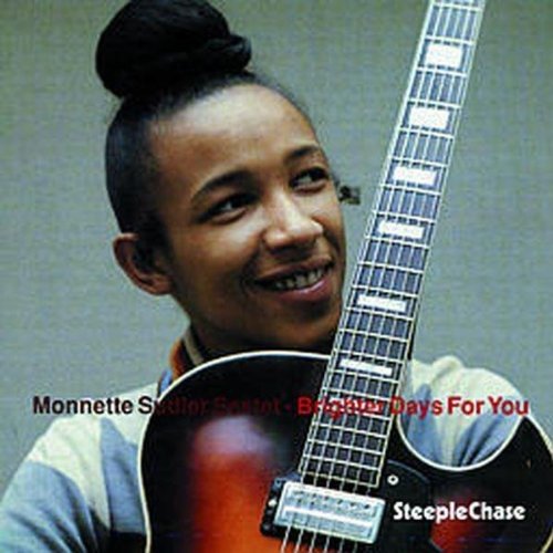Young musician with a guitar, album cover for "Brighter Days For You".
