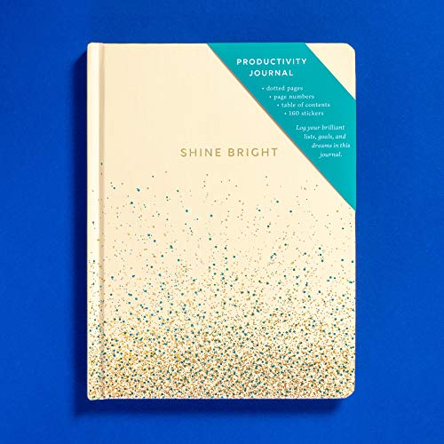Shine Bright Productivity Journal, Cream