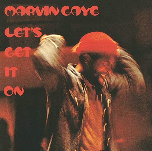 AlbumHazy photoHazy image of Marvin Gaye in a leather jacket with red stylized text.