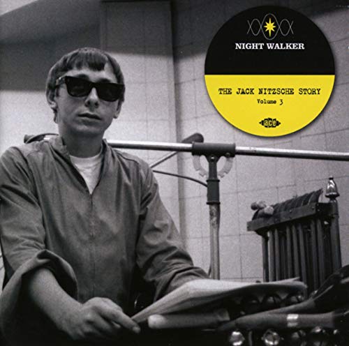 CD cover featuring Jack Nitzsche in a recording studio, black and yellow design.