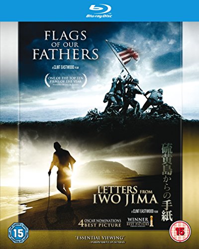 Blu-ray cover for "Flags of Our Fathers" and "Letters From Iwo Jima".