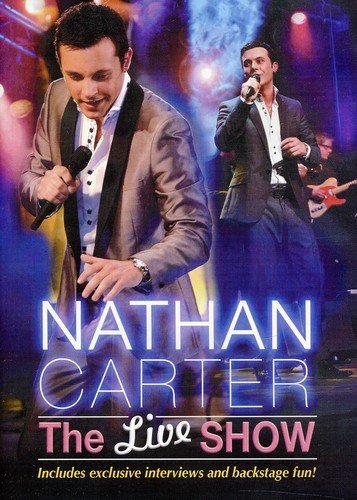Nathan Carter DVD cover featuring the singer performing on stage.