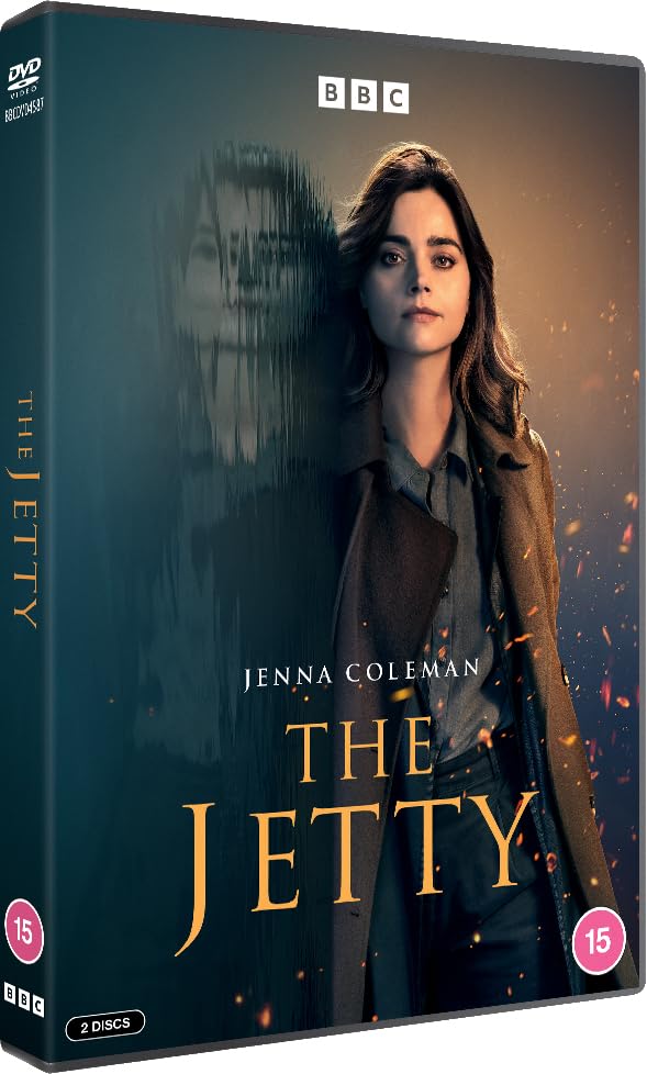 DVD cover for "The Jetty" featuring Jenna Coleman looking over her shoulder.