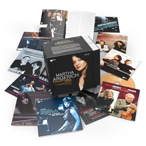 Martha Argerich Warner Classics Edition CD box set with multiple discs.