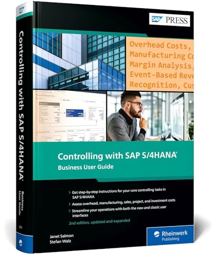 Controlling with SAP S/4HANA: Business User Guide