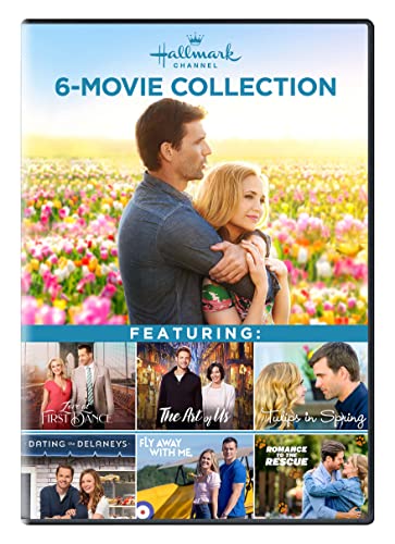 Hallmark 6-movie DVD collection cover featuring a couple in a flower field.