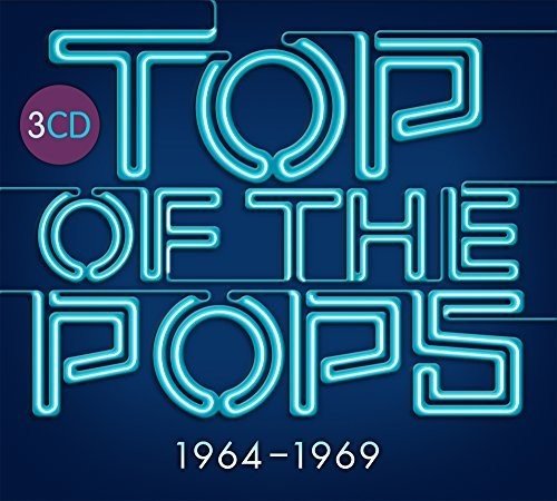 Album cover for "Top Of The Pops 1964-69" with neon-style lettering.