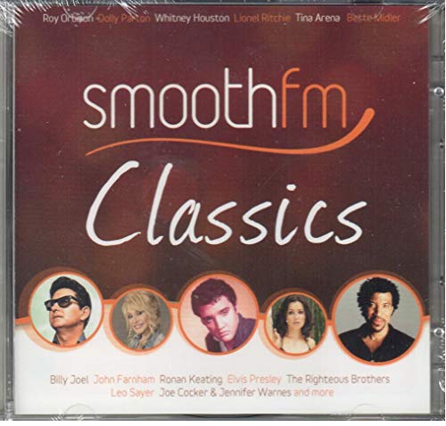Smoothfm Classics CD with portraits of Roy Orbison, Dolly Parton, and others.