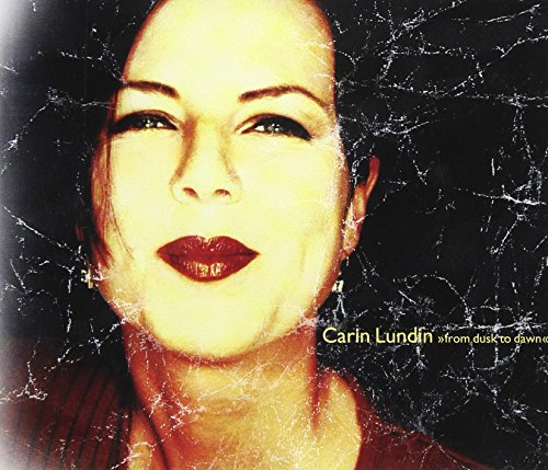 CD cover featuring a close-up portrait of Carin Lundin with textured effects.