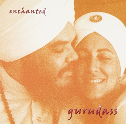 CD cover for Gurudass Khalsa’s “Enchanted” featuring two people in turbans.