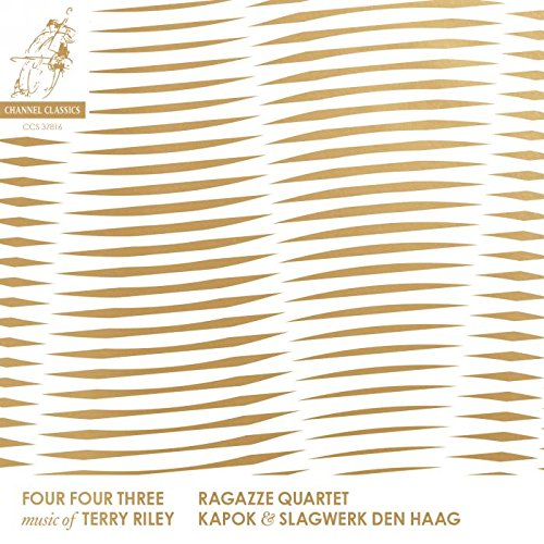CD cover with abstract gold wave lines and text details.