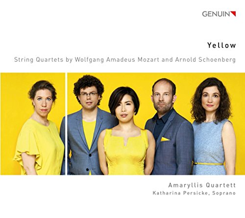 CD cover featuring the Amaryllis Quartett and Katharina Persicke, a soprano.