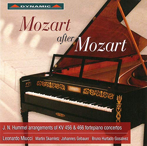 CD cover for "Mozart After Mozart" featuring a grand piano.