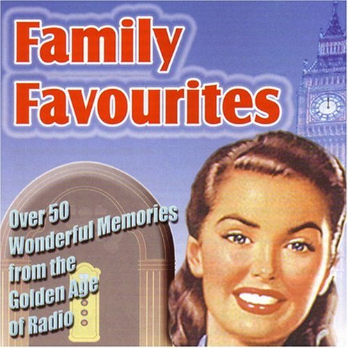 CD cover: "Family Favourites" with a woman and Big Ben image.