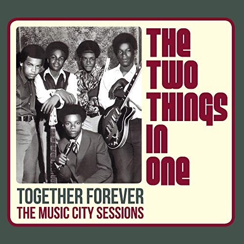 CD cover featuring a vintage photo of a five-member musical group.