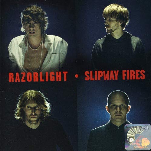 Razorlight album cover: four band members in a divided portrait.