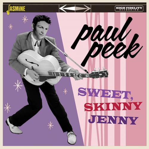 CD cover: Paul Peek with guitar, titled "Sweet Skinny Jenny.
