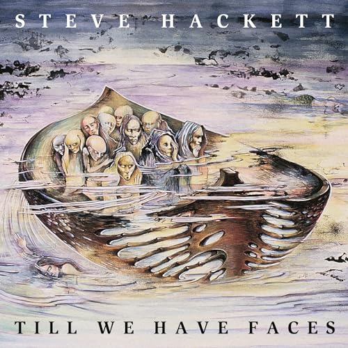Steve Hackett’s “Till We Have Faces” vinyl album cover, painted boat scene.